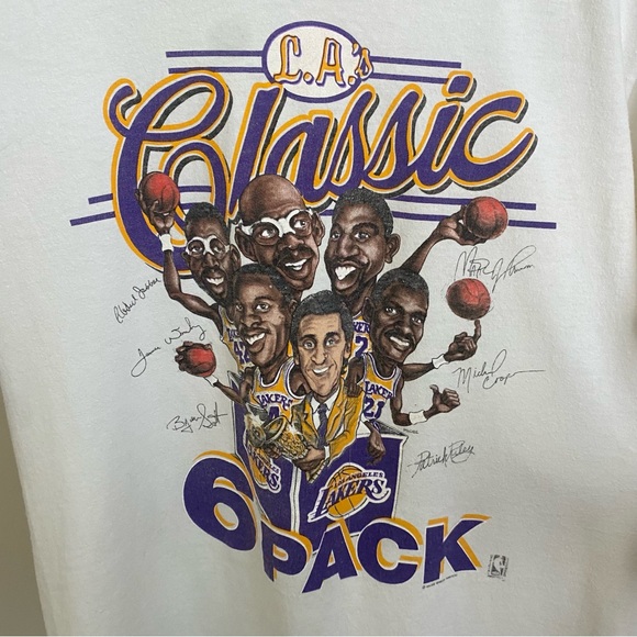 Vintage NBA Lakers 6 Pack Tee - Picture 2 of 5